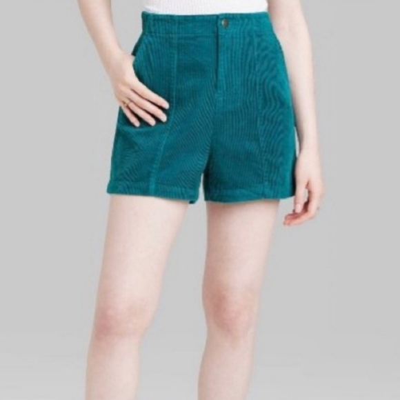 Wild Fable High Rise Corduroy Shorts - Picture 1 of 9